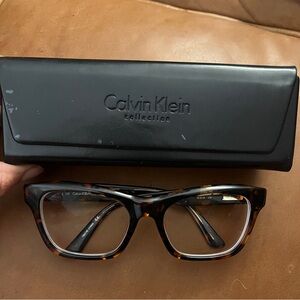 Calvin Klein Collection Tortoiseshell Eyewear